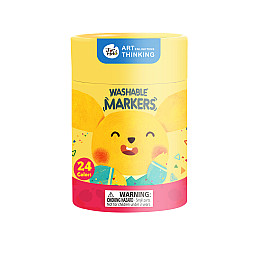 Маркери змивні Jar Melo-Baby Roo 24 кольори в тубусі (JA90497)