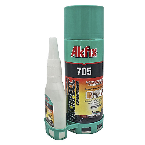 Клей з активатором Akfix 705 Fast Adhesive 100 грам/400мл