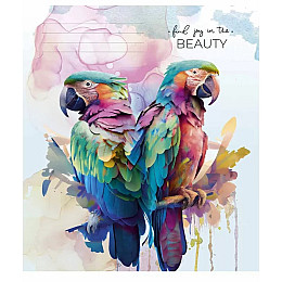 Тетрадь общая "Beauty" Школярик 036-3268L-2 в линию 36 листов