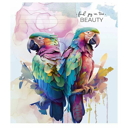 Тетрадь общая "Beauty" Школярик 036-3268L-2 в линию 36 листов