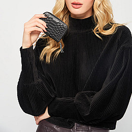 Жіноча шкіряна візитниця Keizer K15198bl-black