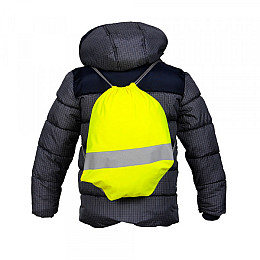 Сумка-мешок з світловідбиваючою спиною Добра Казка 38х33 см Жовтий (FT03249660178222-9293)