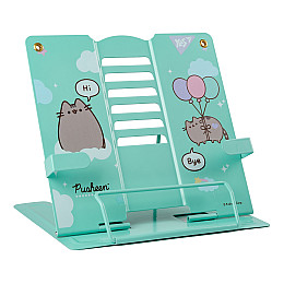 Підставка для книг з додатковими фіксаторами YES Pusheen метал (470517)