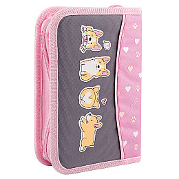 Пенал твердий YES одинарний з клапаном HP-03 I Love Corgi (533580)