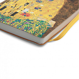 Записная книжка из Нанокрафта Густав Климт "Поцелуй" Kiri sketch 20201-KR в точку мягкий переплет 96 листов