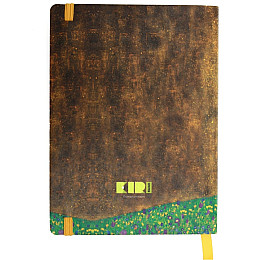 Дневник-мотиватор недатированный Густав Климт "Поцелуй" Kiri sketch 21201-KR в книжном переплете