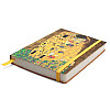 Дневник-мотиватор недатований Густав Клімт "Поцілунок" Kiri sketch 21201-KR в книжному переплеті