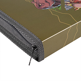 Папка факультативна YES A4 на блискавці Jurassic World хаки (492224)