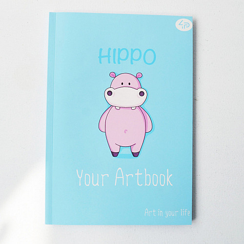 Блокнот 4Profi Artbook hippo 48 листів формат А5 902323