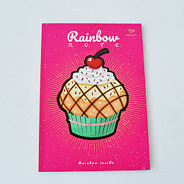 Блокнот 4Profi Artbook Rainbow Cake рожевий 48 листів формат А5 901197