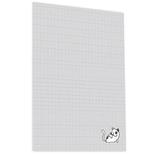 Блокнот 4Profi Kitty note сірий 40 листів В6 50605