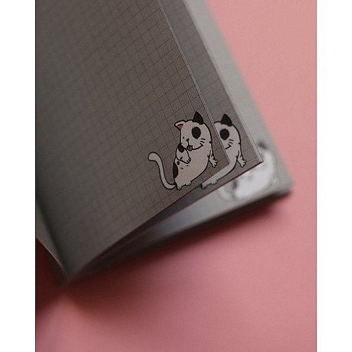 Блокнот 4Profi Kitty note сірий 40 листів В6 50605