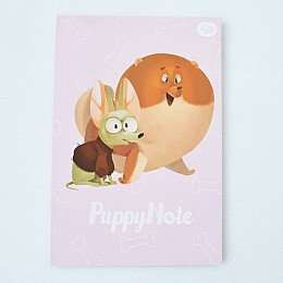 Блокнот 4Profi Puppy Note рожевий 40 листів А5 902996