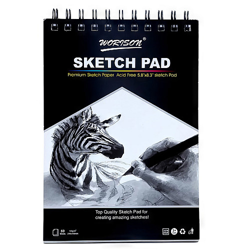 Альбом WORISON Sketch Pad 60 листів 140 г/м² формат А5
