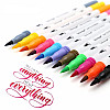 Набір двосторонніх маркерів Brush Markers Pens WORISON 24 кольори
