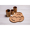 Подставка для канцелярии ecoWalnut 320х250х150 мм
