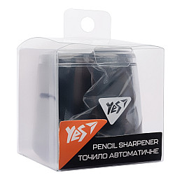Точилка YES автомат со сменным лезвием черная (620557)
