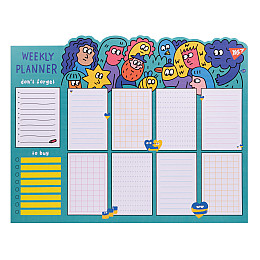 Планінг YES настільний річний Stand with Ukraine 34,5х27см 52 аркуші (252400)