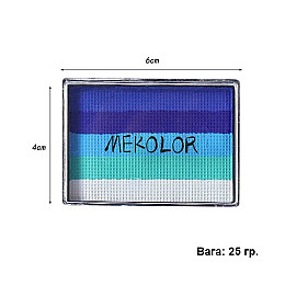 Флуоресцентний аквагрим WORISON Mekolor 5 кольорів