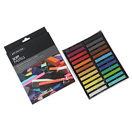 Пастель суха м'яка для малювання Art Nation Soft pastel 24 кольори