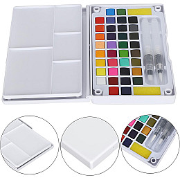 Преміум набір акварельних фарб Art Nation 36 кольорів з пензликами та палітрою