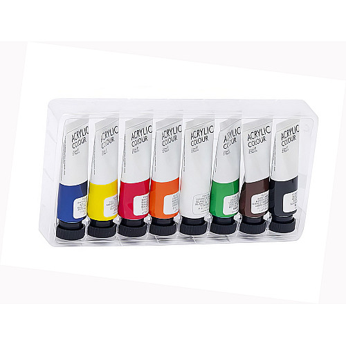 Набір акрилових фарб для малювання Art Ranger Acryliс regular 8 кольорів по 22 мл