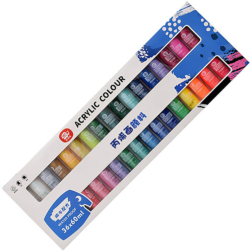 Премиум-набор художественных акриловых красок Art Rangers Acryliс Colour 36 цветов по 60 мл