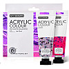Художественные акриловые краски с блестками Art Rangers Acrylic glitter 6 цветов по 75 мл