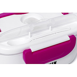 Ланч-бокс с подогревом Noveen LB320 Amarant от 220В 230х160х105 мм Бело-розовый