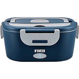 Ланч-бокс Noveen LB745 City 230х160х105 мм Сине-серый