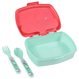 Ланч-бокс детский с ложкой и вилкой Stor Minnie Mouse 17,2 x 13,6 x 6,3 см (74409)