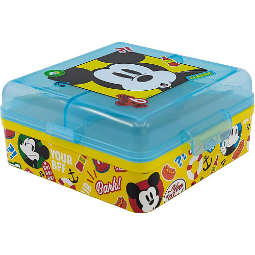 Ланч-бокс квадратный Stor Mickey Mouse 14,1x13,5x6 см (74393)
