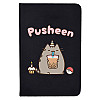 Блокнот 2Life Pusheen cat Кот з коктейлем А5 Чорний v-12474