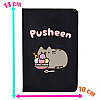 Блокнот 2Life Pusheen cat Кот з морозивом А5 96 аркушів Чорний v-12477