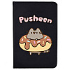 Блокнот 2Life Pusheen cat Кот з пончиком А5 на 96 аркушів Чорний v-12479