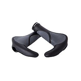 Ручки руля Green Cycle GGR-512 140 mm Grey-Black (GRI-66-17)