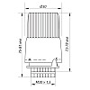 Термоголовка с выносным датчиком M30x1.5 KOER KR.1333 (KR2751)