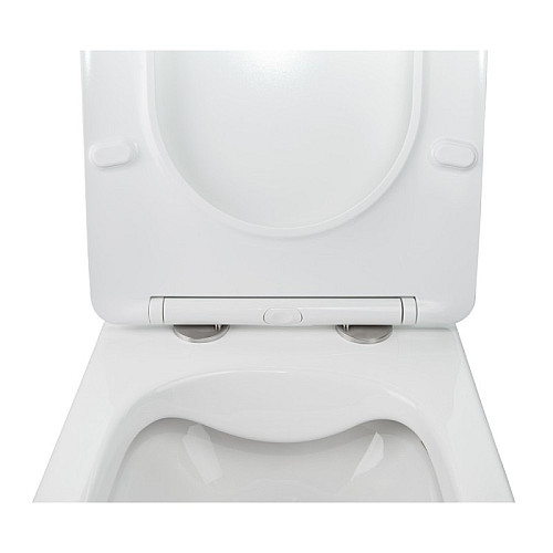 Унітаз Підвісний Qtap Jay Безободковий З Сидінням Slim Soft-Close Qt07335176W