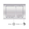 Набор Qtap Инсталляция 3 В 1 Nest Qt0133M425 С Панелью Смыва Квадратной Qt0111M06028Crm + Унитаз С Сиденьем Jay Qt07335176W