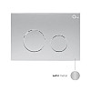 Набор Qtap Инсталляция 3 В 1 Nest Qt0133M425 С Панелью Смыва Круглой Qt0111M11111Sat + Унитаз С Сиденьем Jay Qt07335176W