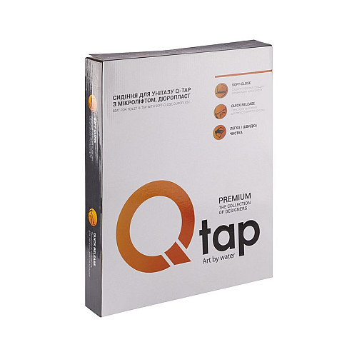 Сиденье Для Унитаза Qtap Cover С Микролифтом Slim Qt0599Sc2170W