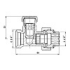 Кран Буксовый Sd Forte 3/4 1/2 Для Радиатора Нижний