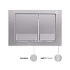 Панель змиву для унітаза Qtap Nest Qt0111M06029Sat