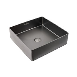 Умивальник Platinum Handmade PVD 400 * 400 мм Чорний