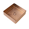 Умивальник Platinum Handmade PVD 400 * 400 мм Бронзовий