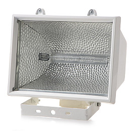 Прожектор галогенный Brille IP54 1000W HL-03 Белый 152008