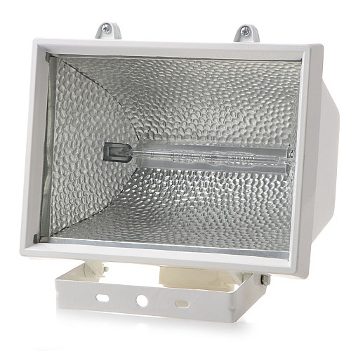 Прожектор галогенный Brille IP54 1000W HL-03 Белый 152008