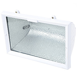 Прожектор галогенный Brille IP54 1500W HL-04 Белый 152010