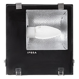 Прожектор огалогений Brille IP65 250W LD-02 Чорний 153005