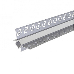 Профиль алюминиевый для светодиодной ленты 2м Brille BY-063 Серый 33-575